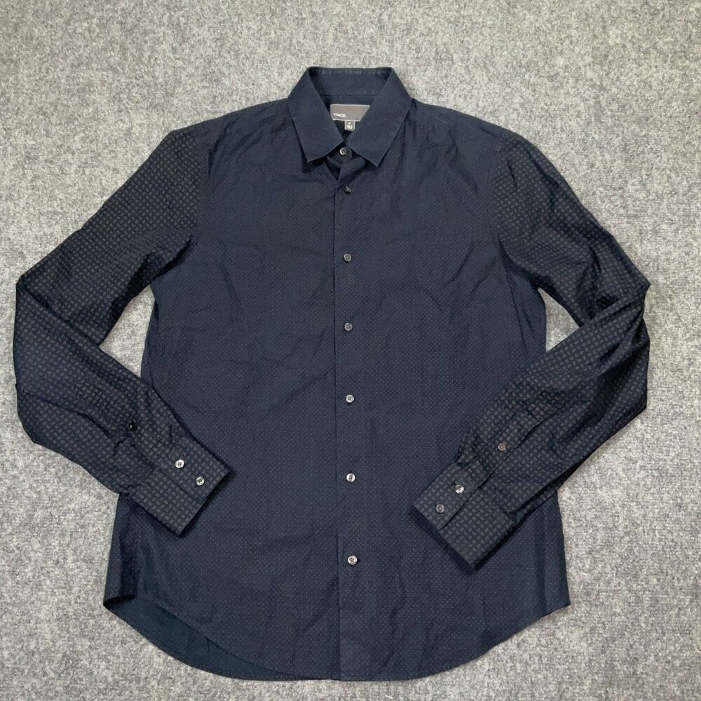 Vince. Shirt Mens Size M Blue Dress shirt Business Date Wedding
